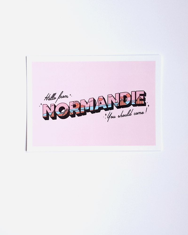 Carte postale Normandie